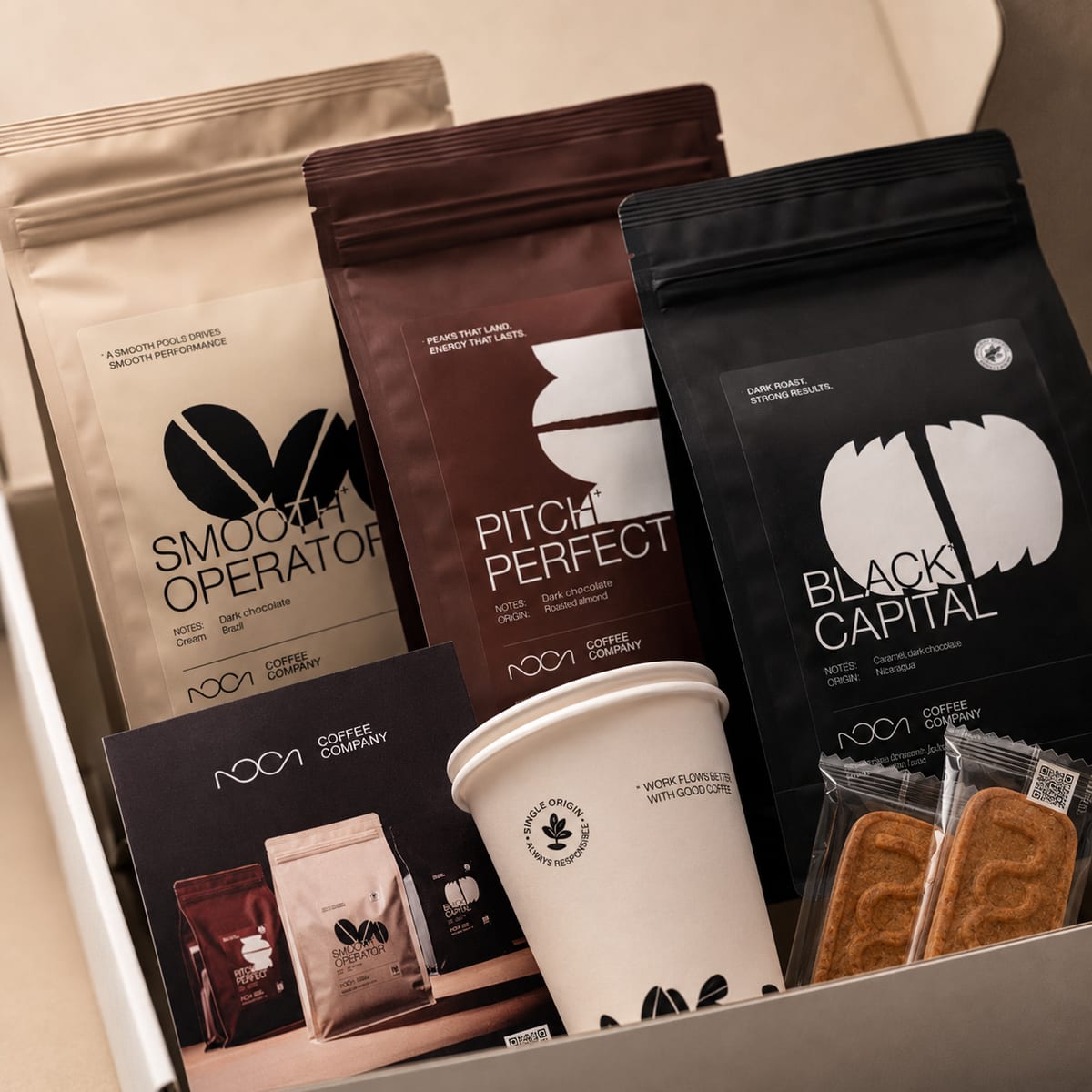 Drie koffies — Smooth Operator, Pitch Perfect, Black Capital